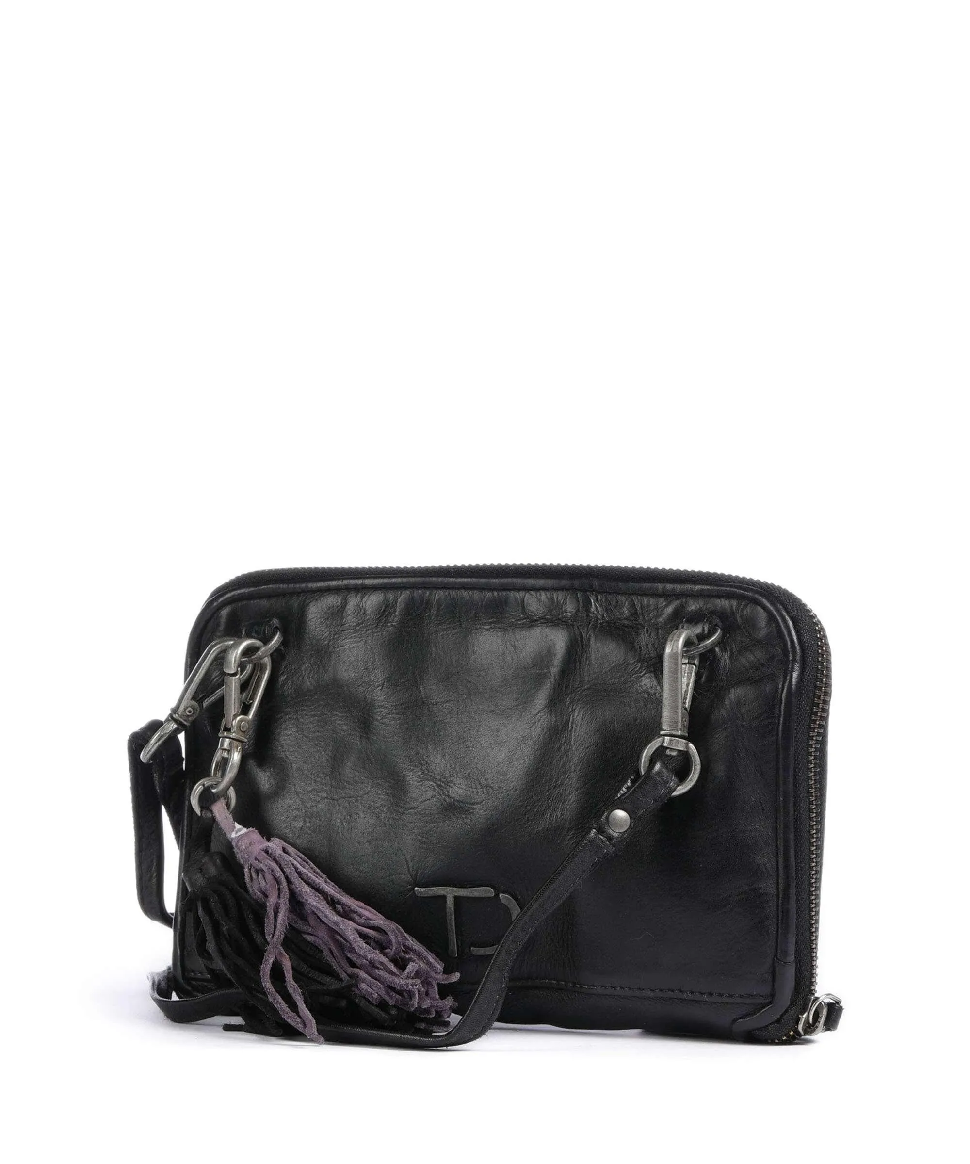  Taschendieb Wien Paniglgasse 5 Borsa a tracolla pelle di vacchetta grana nero  