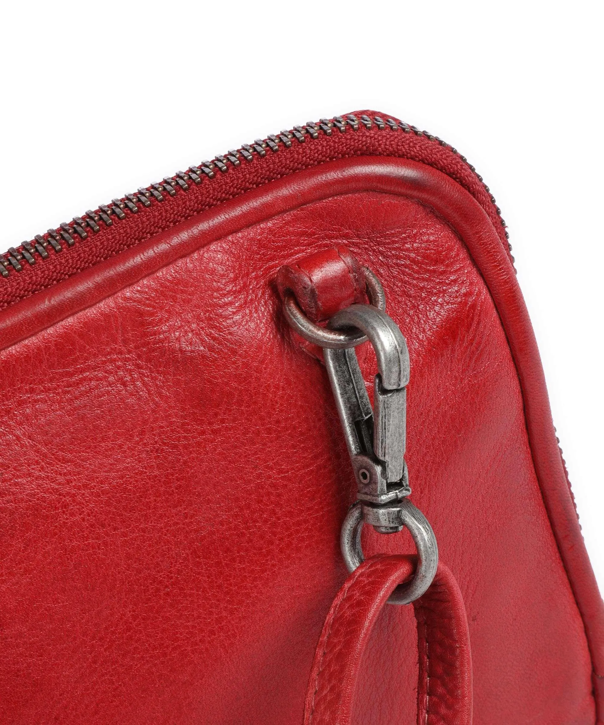  Taschendieb Wien Paniglgasse 5 Borsa a tracolla pelle di vacchetta grana rosso  