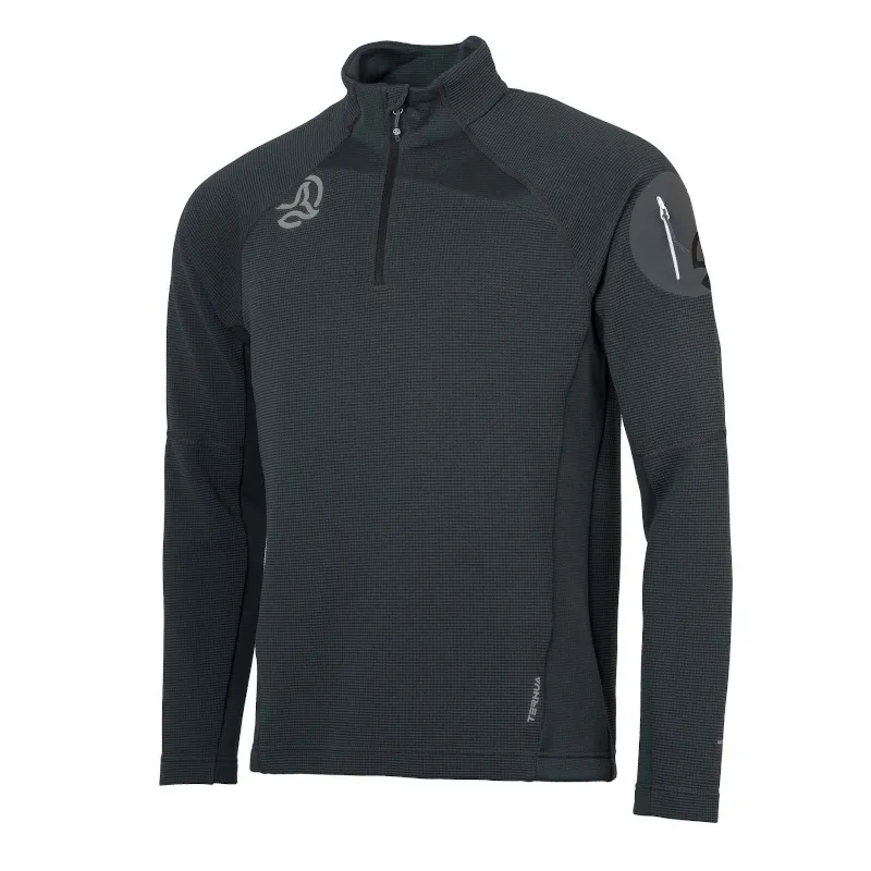 TERNUA   uomo    Lemik Shirt 1/2 zip whales grey (solo S)