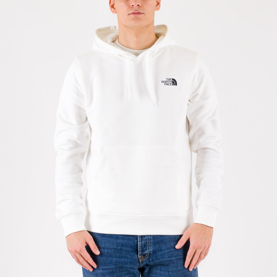 The North Face Men's hooded sweatshirt with Seasonal Graphic Hood print NF0A7X1PN3N1 white