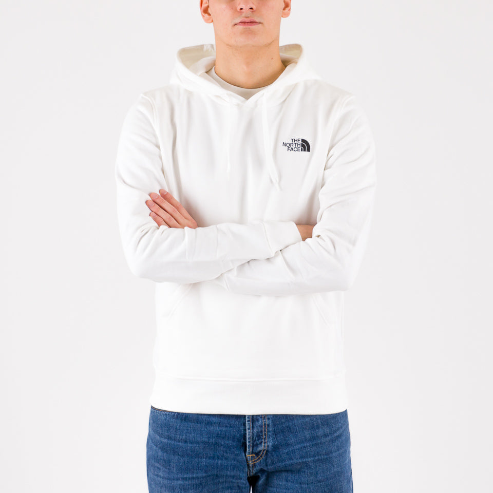 The North Face Men's hooded sweatshirt with Seasonal Graphic Hood print NF0A7X1PN3N1 white