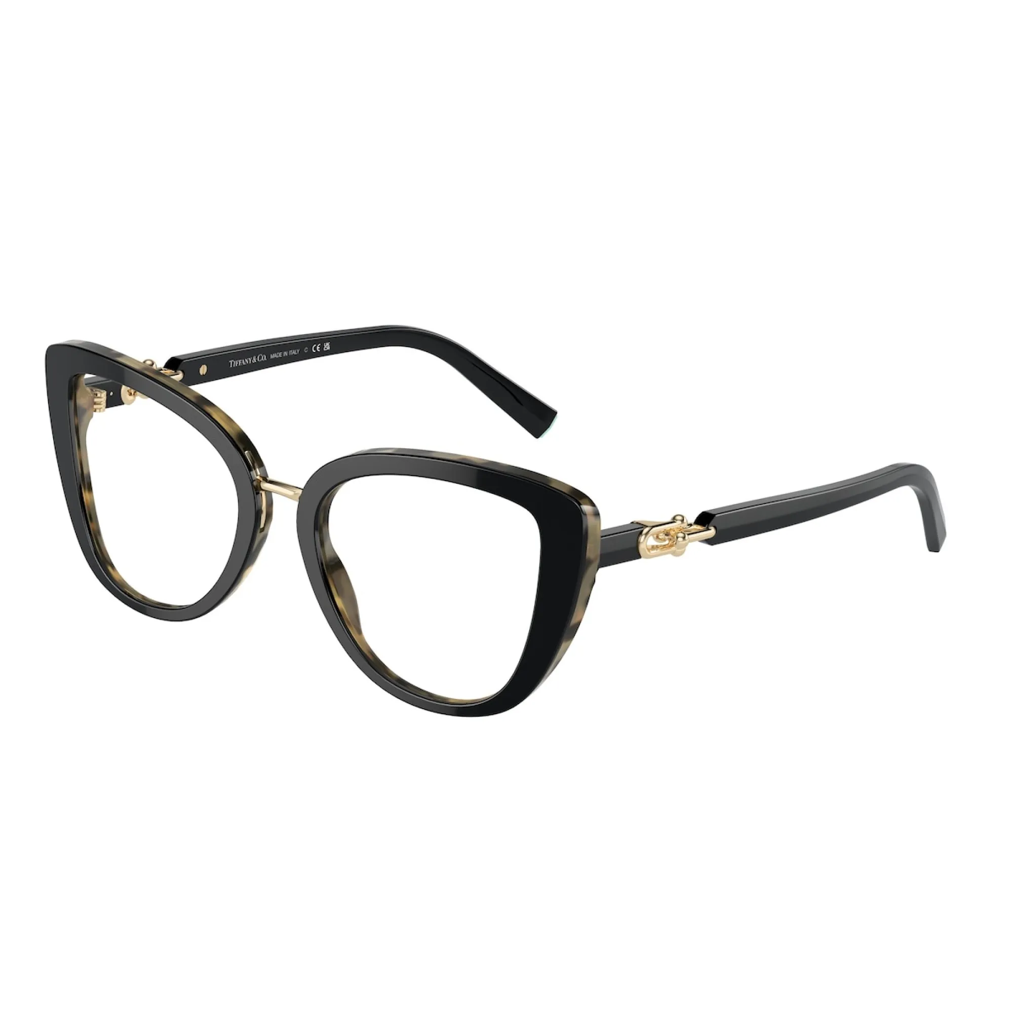   Tiffany TF 2242 - 8256 Nero Su Avana Giallo | Occhiale Da Vista Donna 