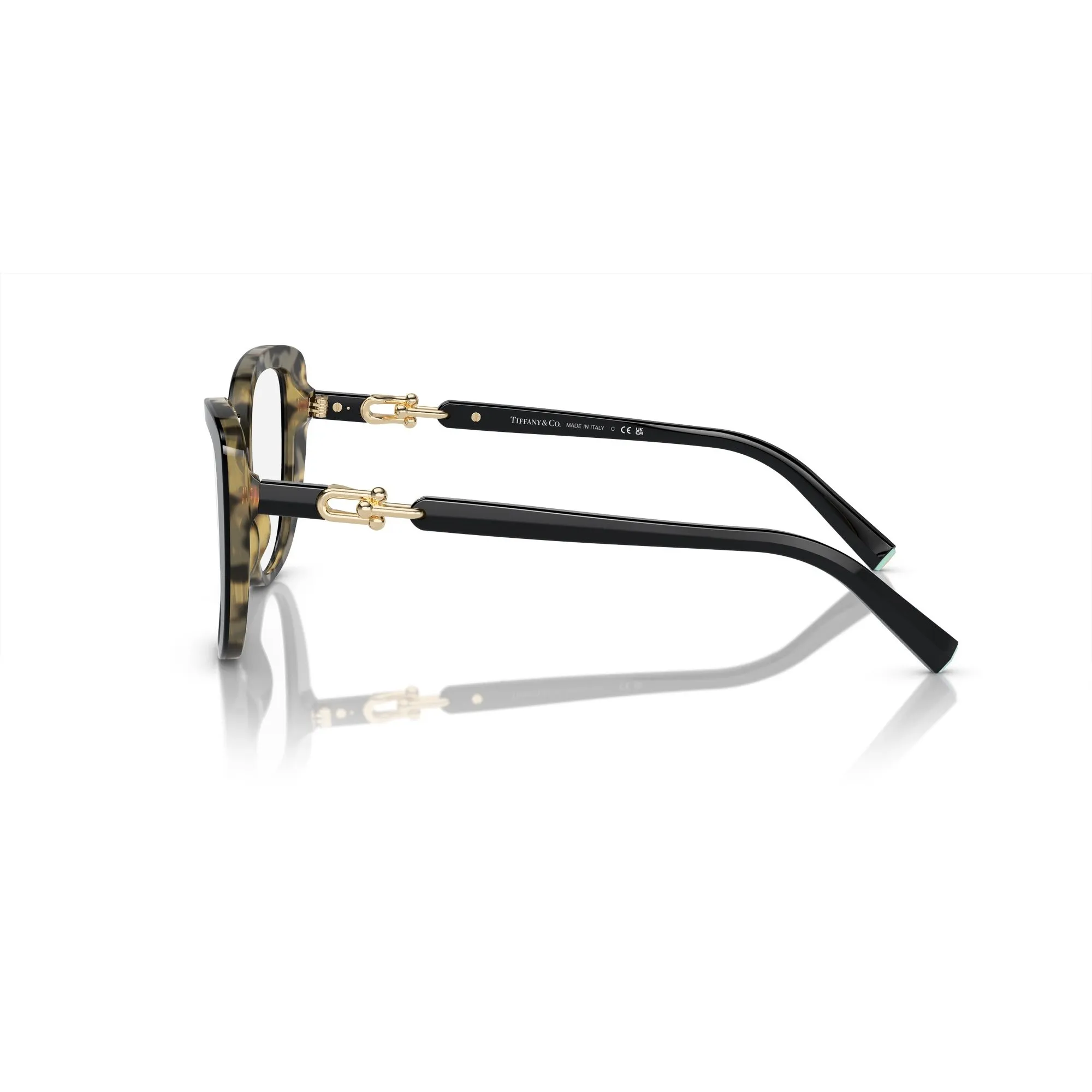   Tiffany TF 2242 - 8256 Nero Su Avana Giallo | Occhiale Da Vista Donna 
