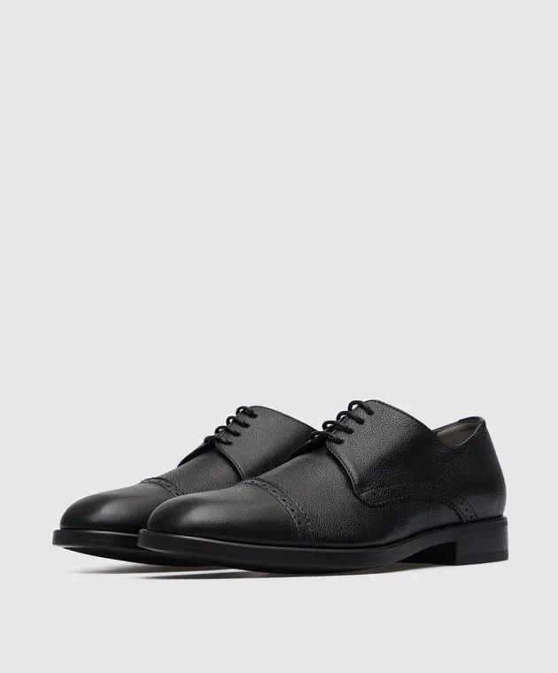 Tom Ford Brogue in pelle nera J1369RLCL281