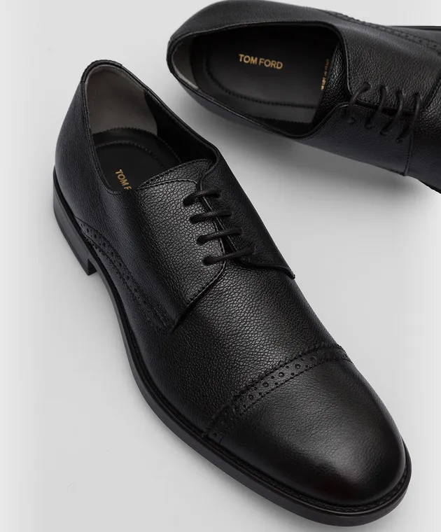 Tom Ford Brogue in pelle nera J1369RLCL281