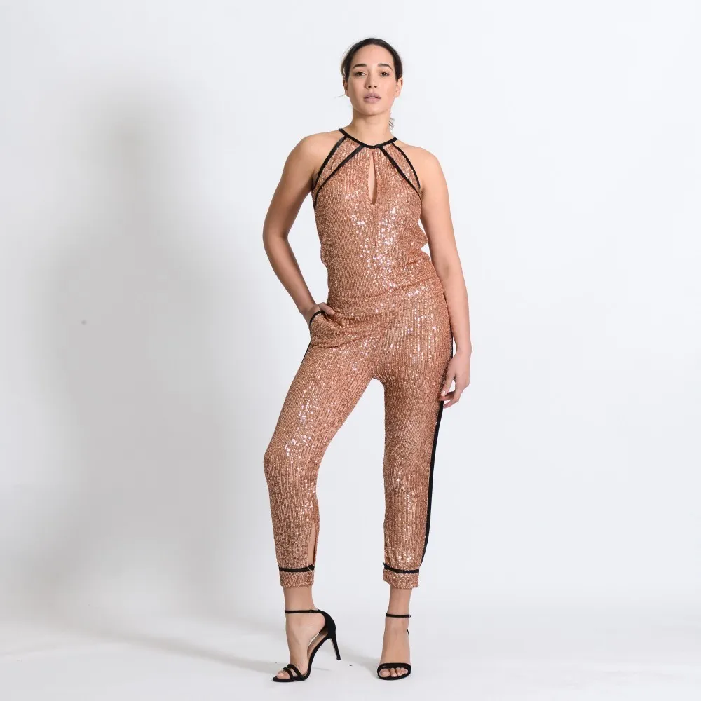 Tuta donna paillettes