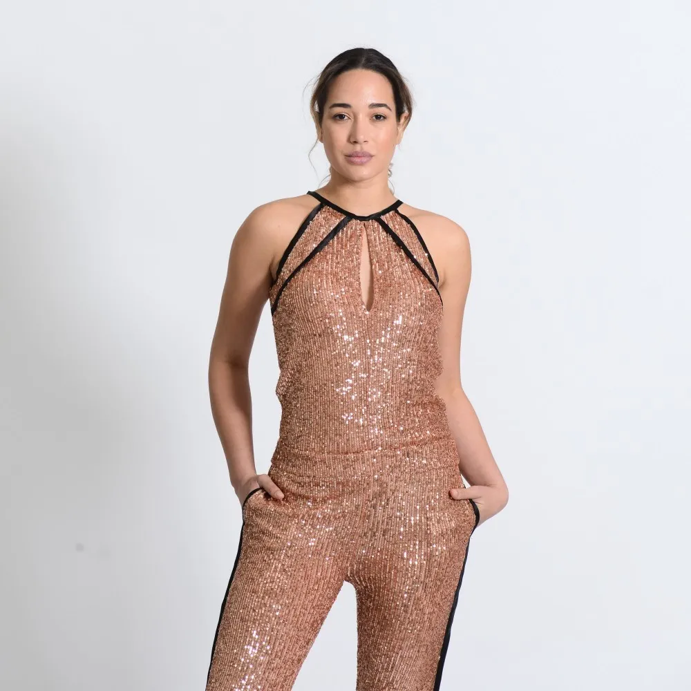 Tuta donna paillettes