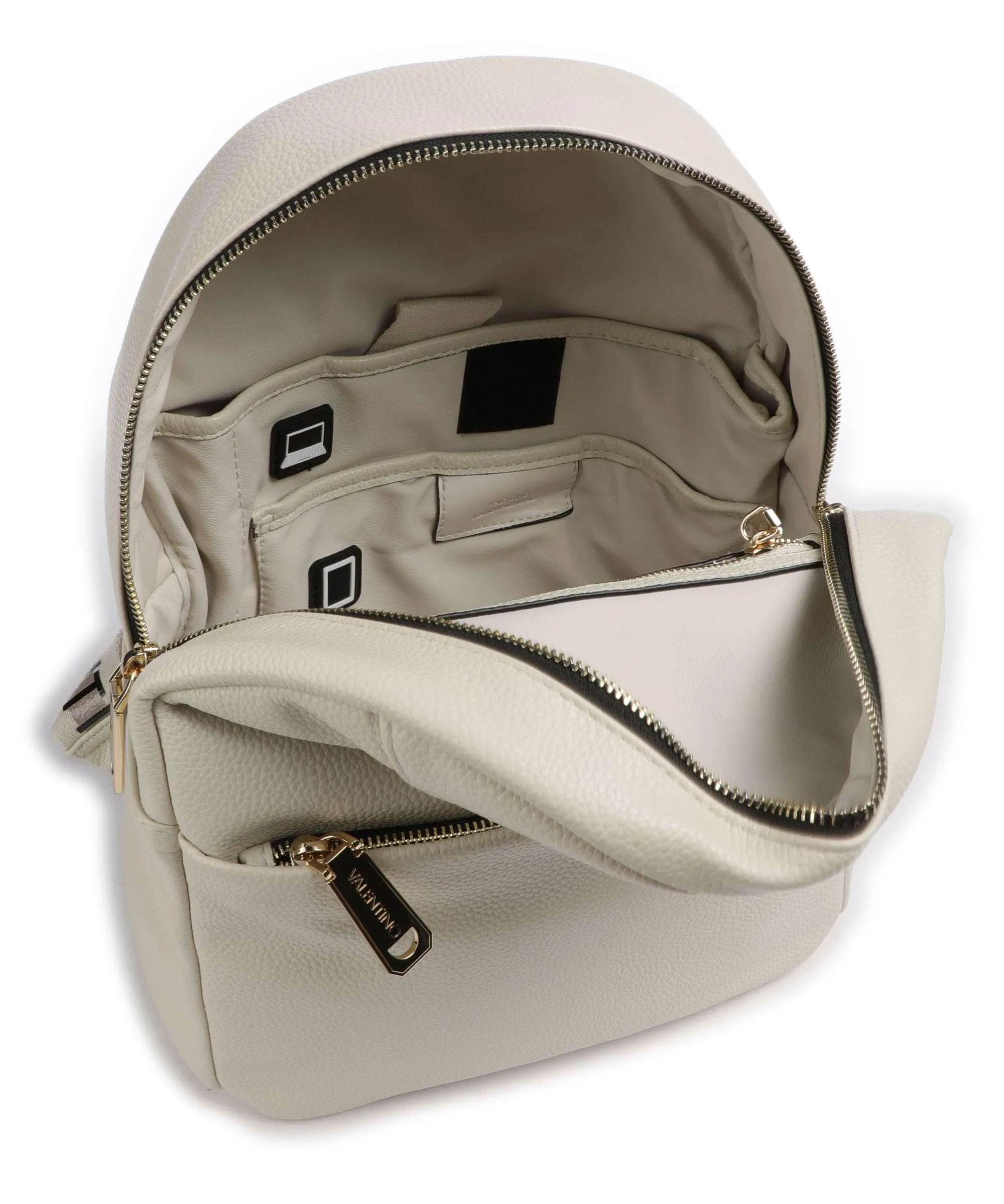  Valentino Bags Cinnamon Re Zaino 13″ pelle sintetica avorio  
