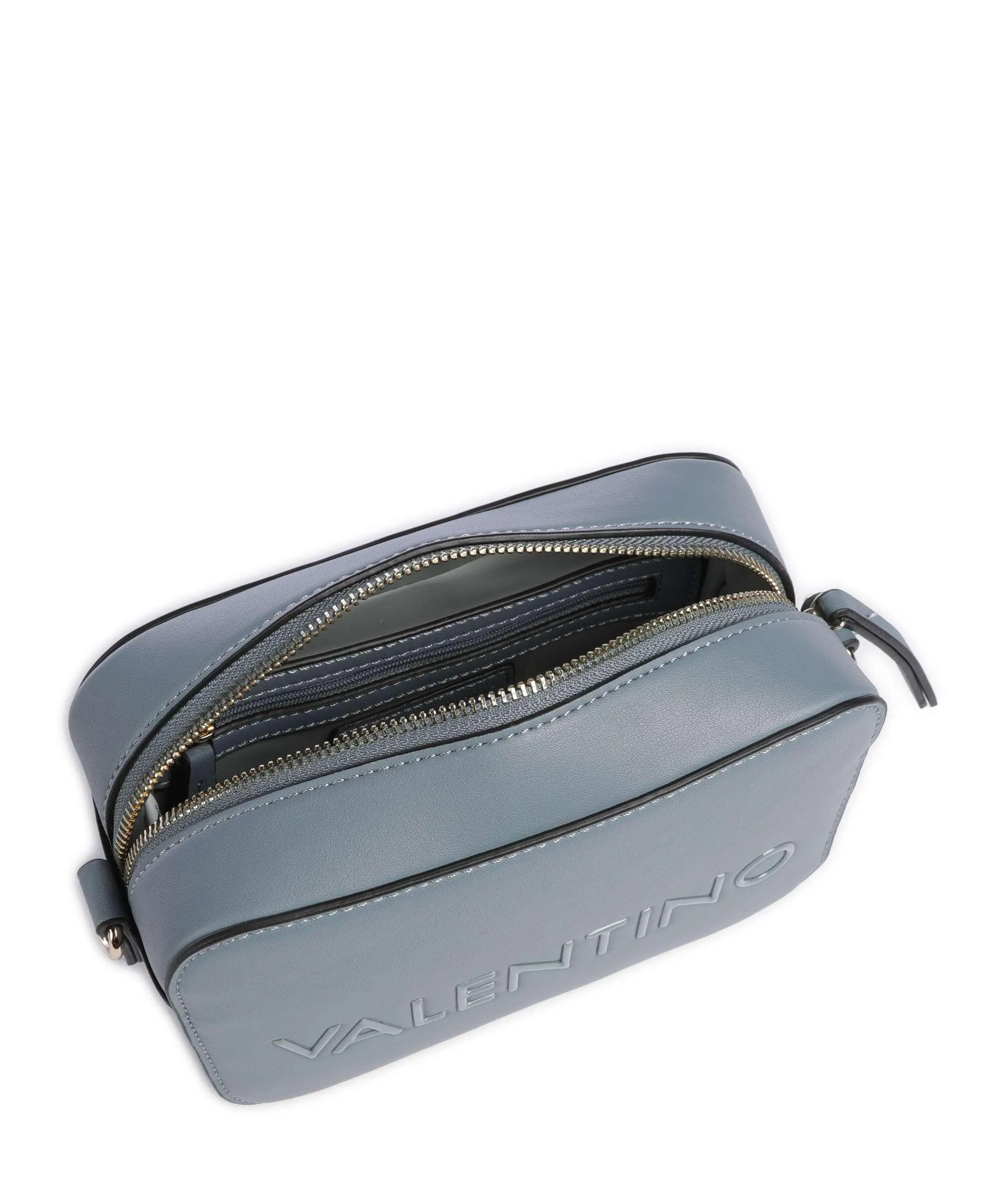  Valentino Bags Neasy Re Borsa a tracolla pelle sintetica blu-grigio  