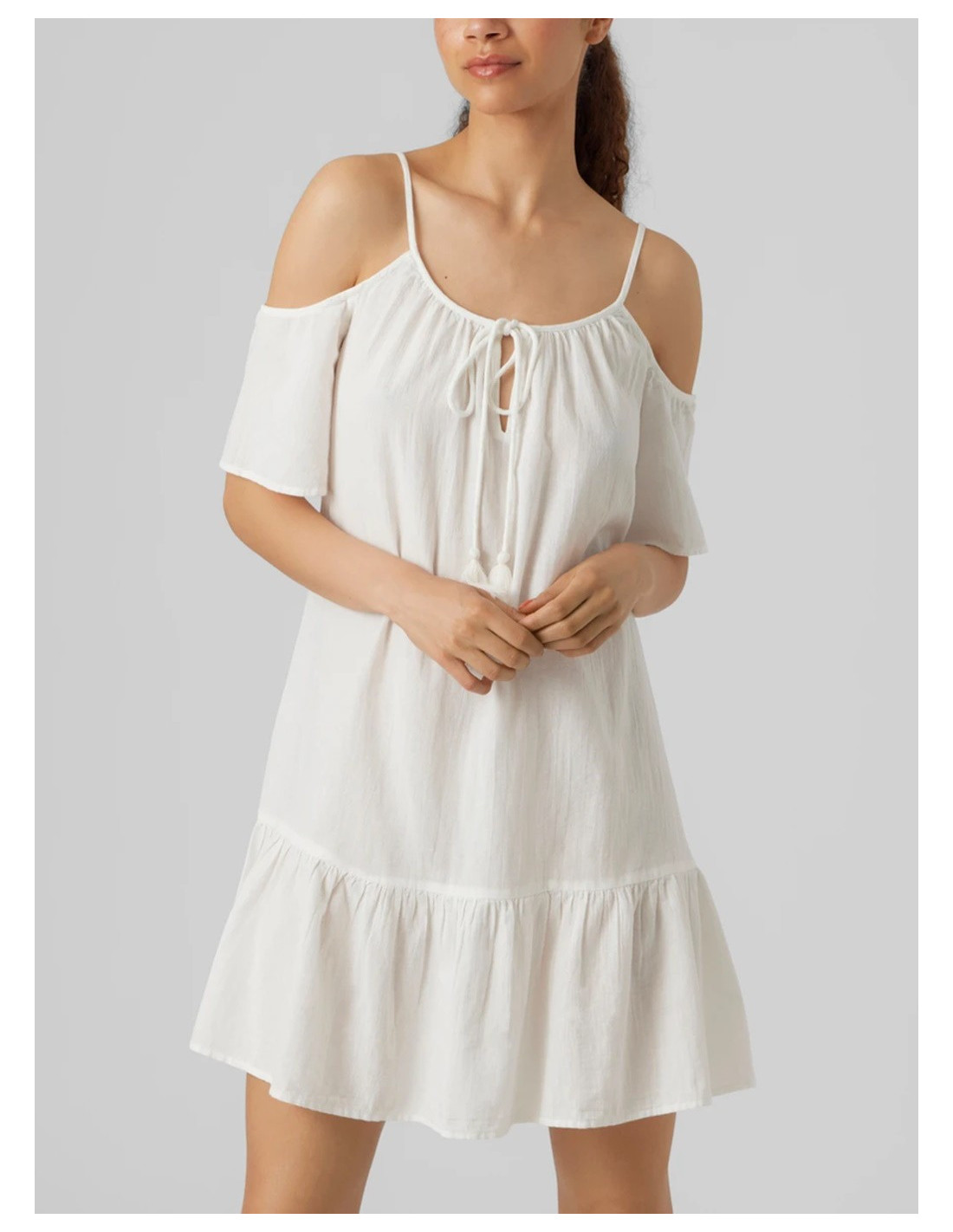 VERO MODA DONNA ,VMMILAN 2/4 OFF SHOULDER SHORT DR