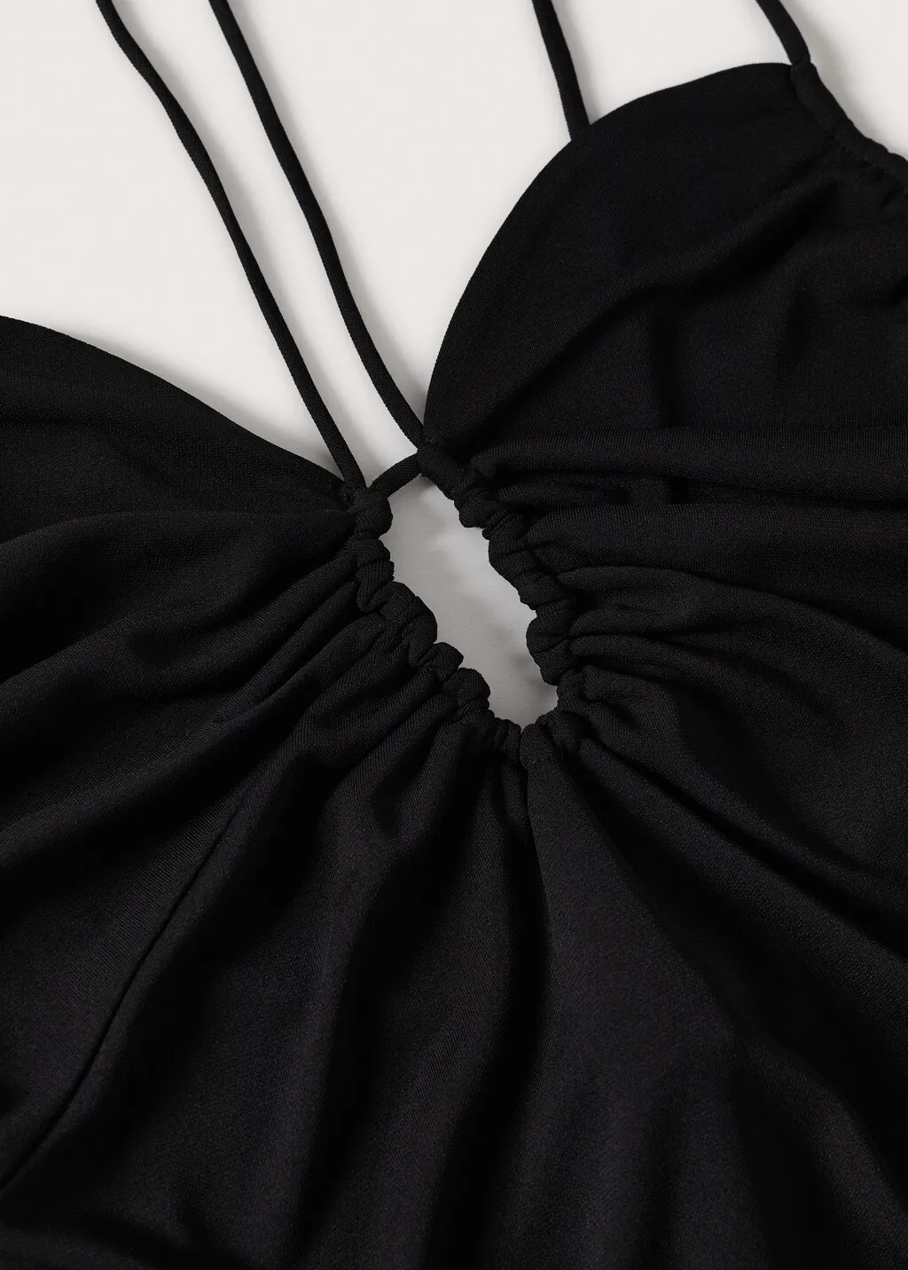 Vestito dettaglio increspato
