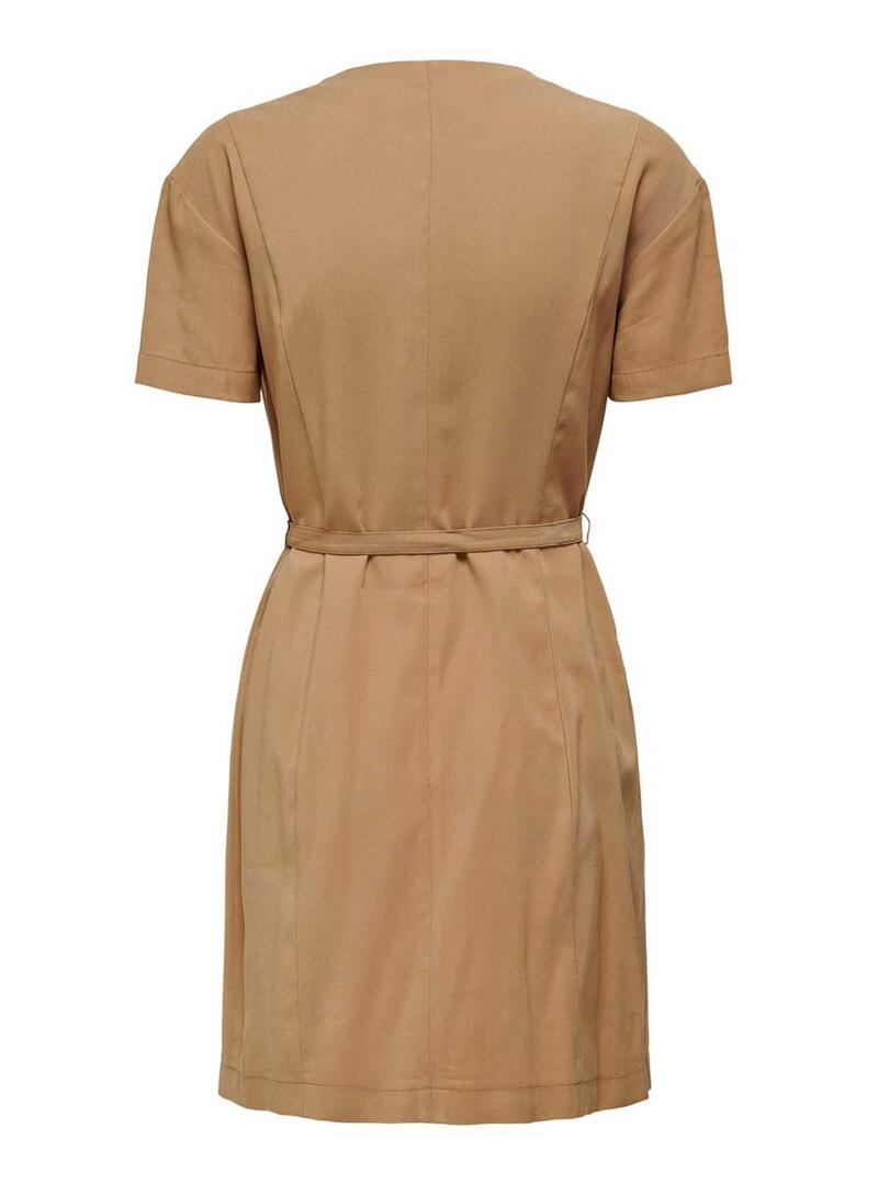 Vestito Only Aris Life marrone per Donna