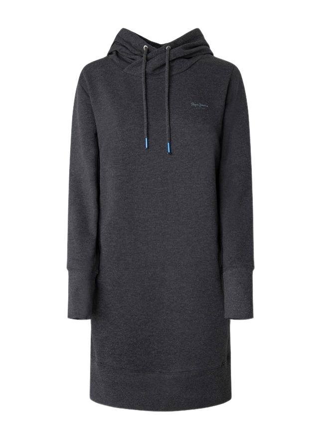 Vestito Pepe Jeans Gisela Felpa Grigio Donna