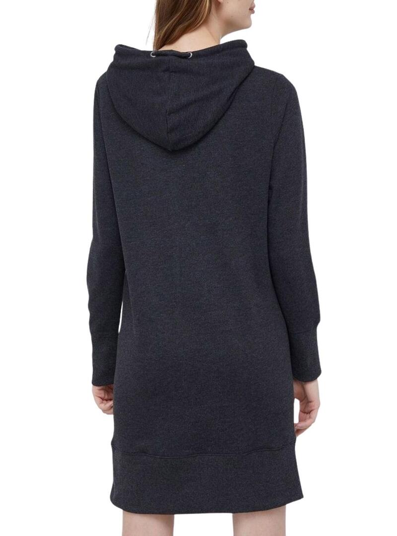 Vestito Pepe Jeans Gisela Felpa Grigio Donna