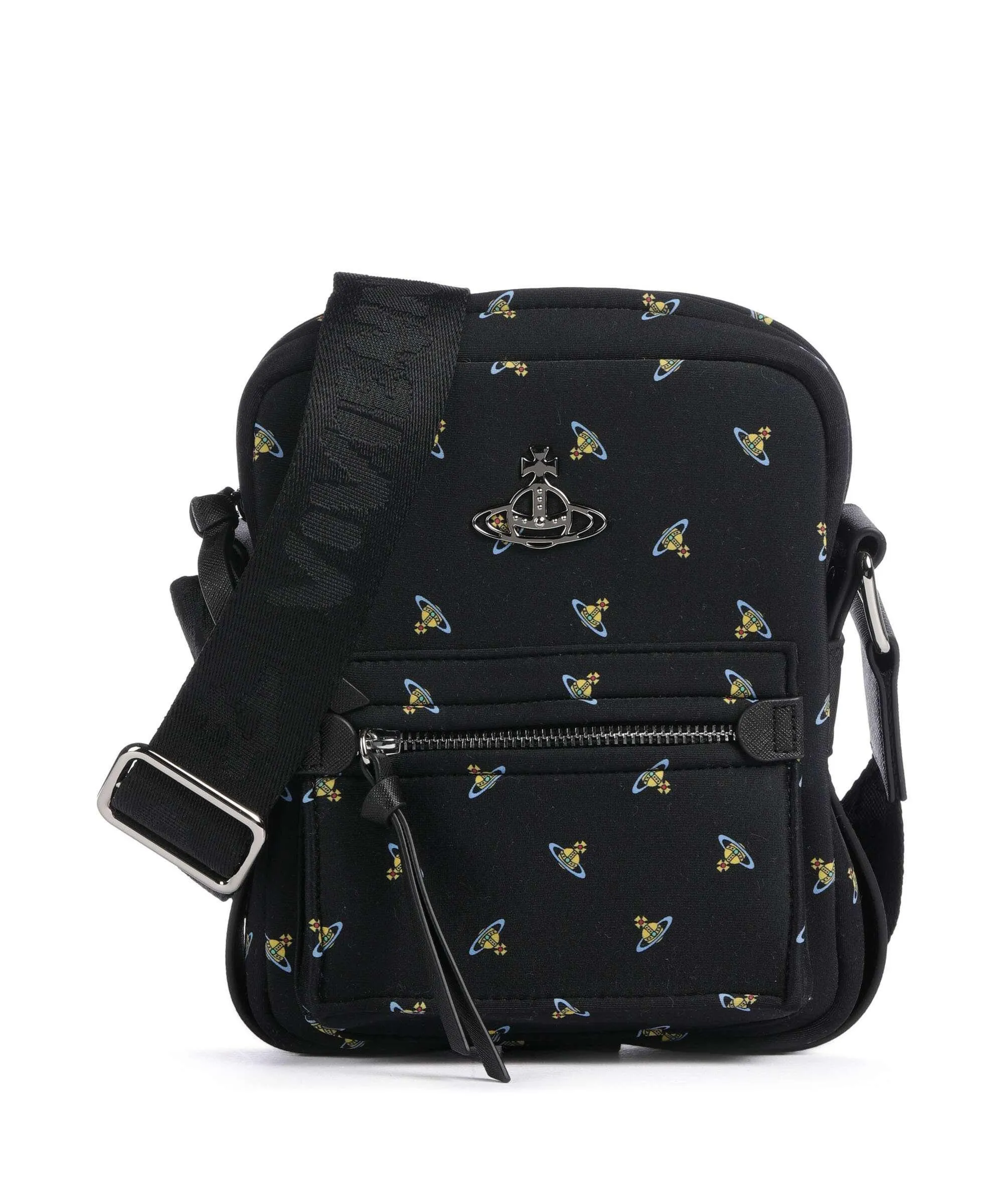  Vivienne Westwood Jackson Neoprene Small Borsa a tracolla poliammide, poliestere nero  