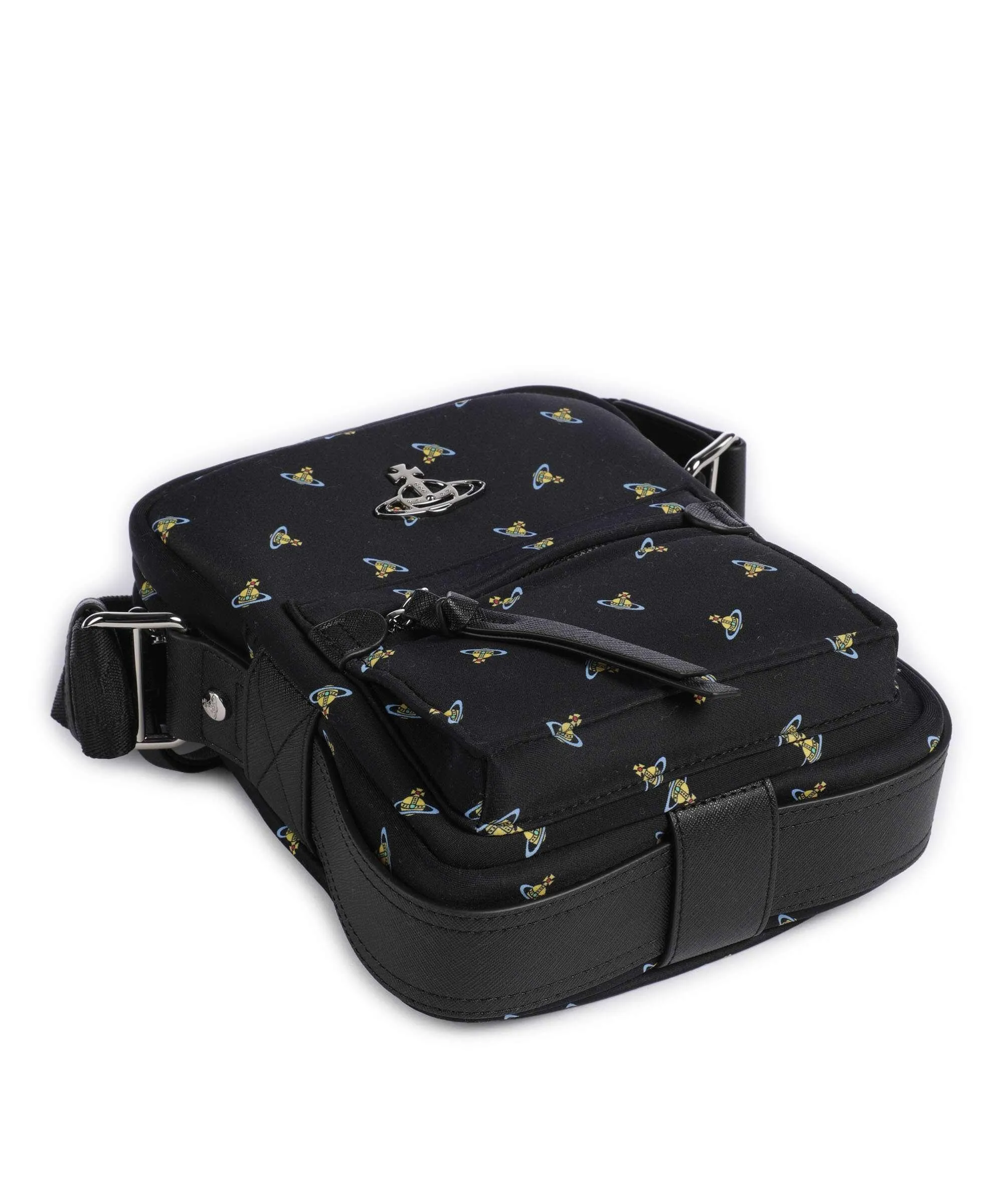  Vivienne Westwood Jackson Neoprene Small Borsa a tracolla poliammide, poliestere nero  