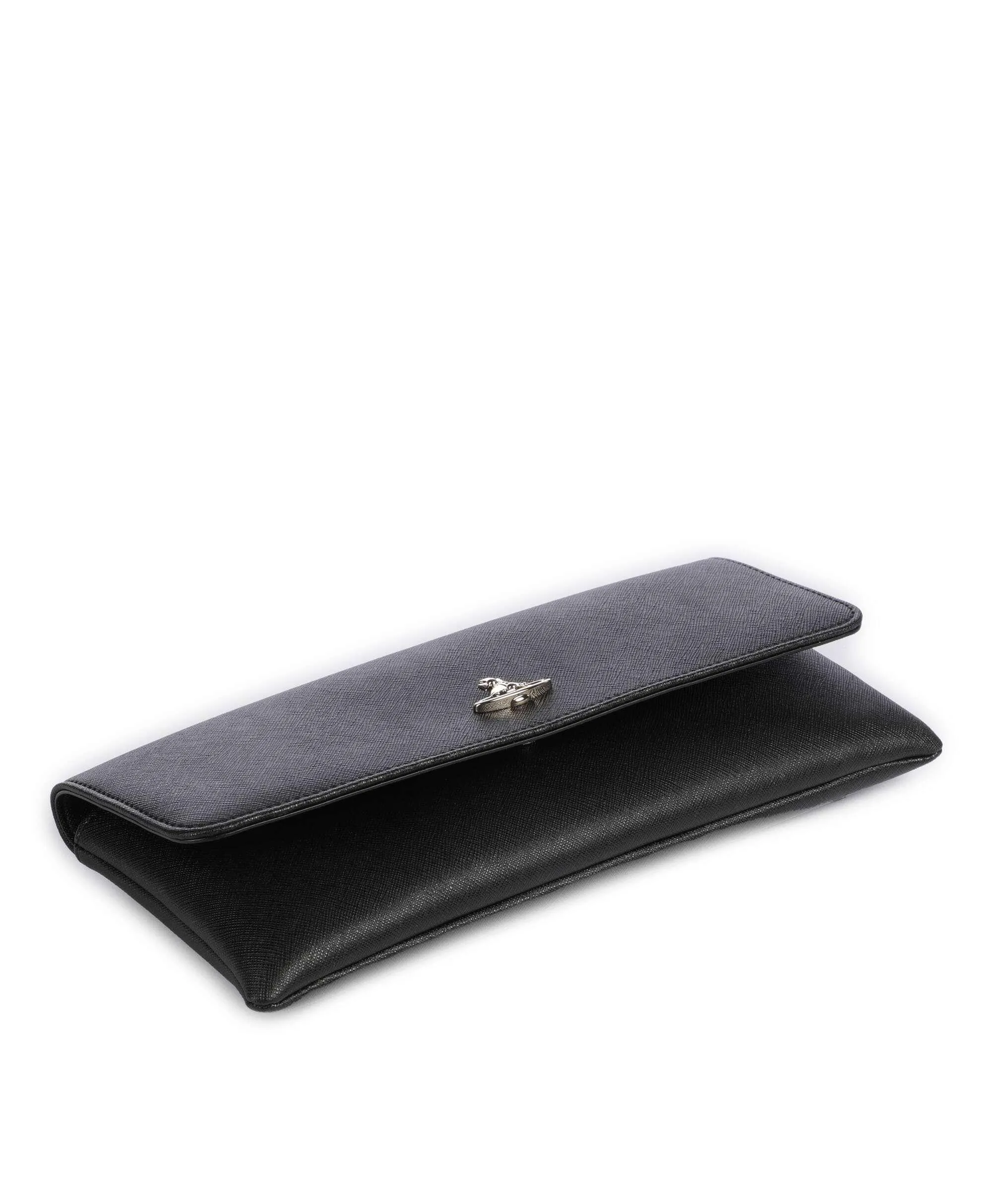  Vivienne Westwood Saffiano Borsa a tracolla pelle sintetica nero  