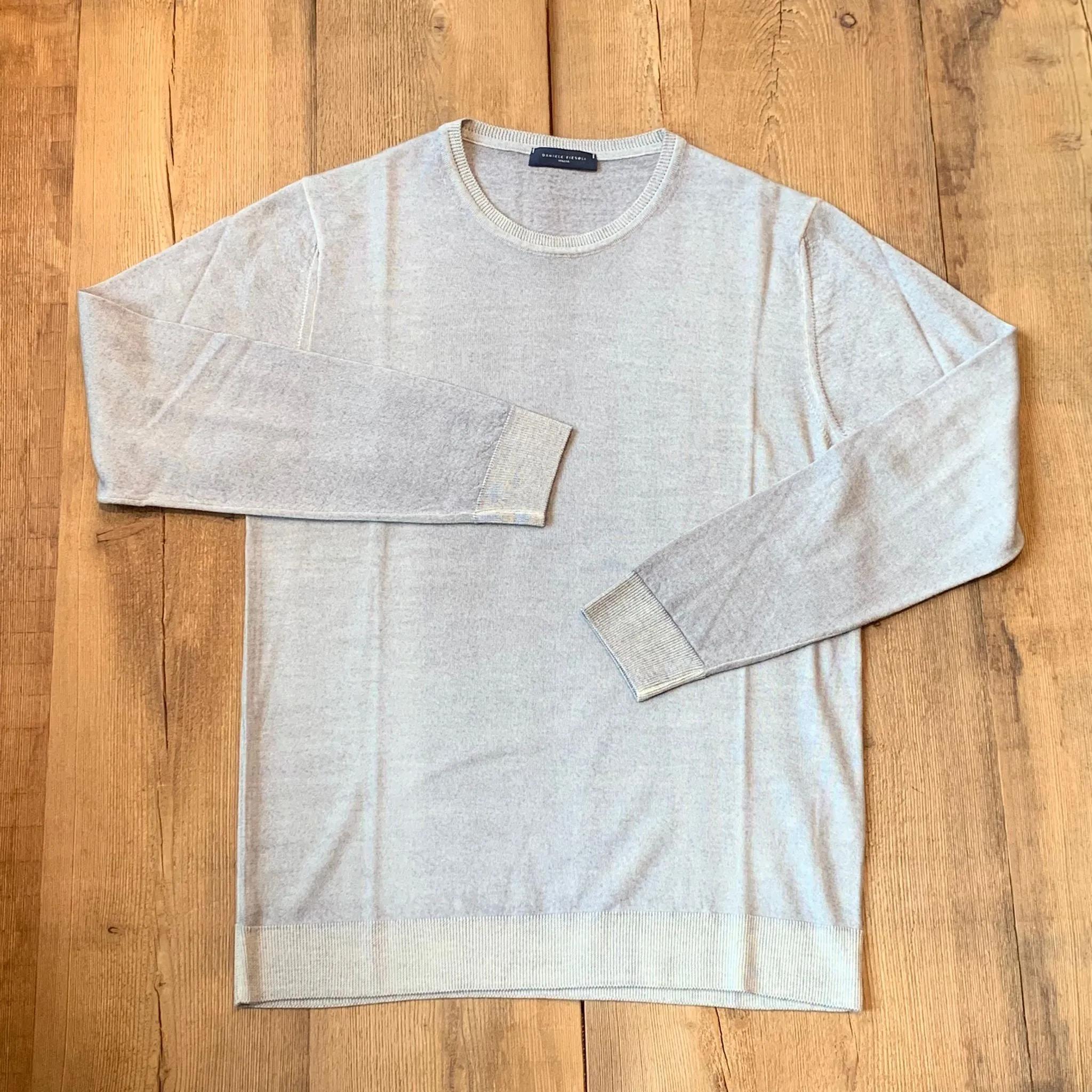 W4-0002 Maglia Lana Girocollo Perla16 Man  