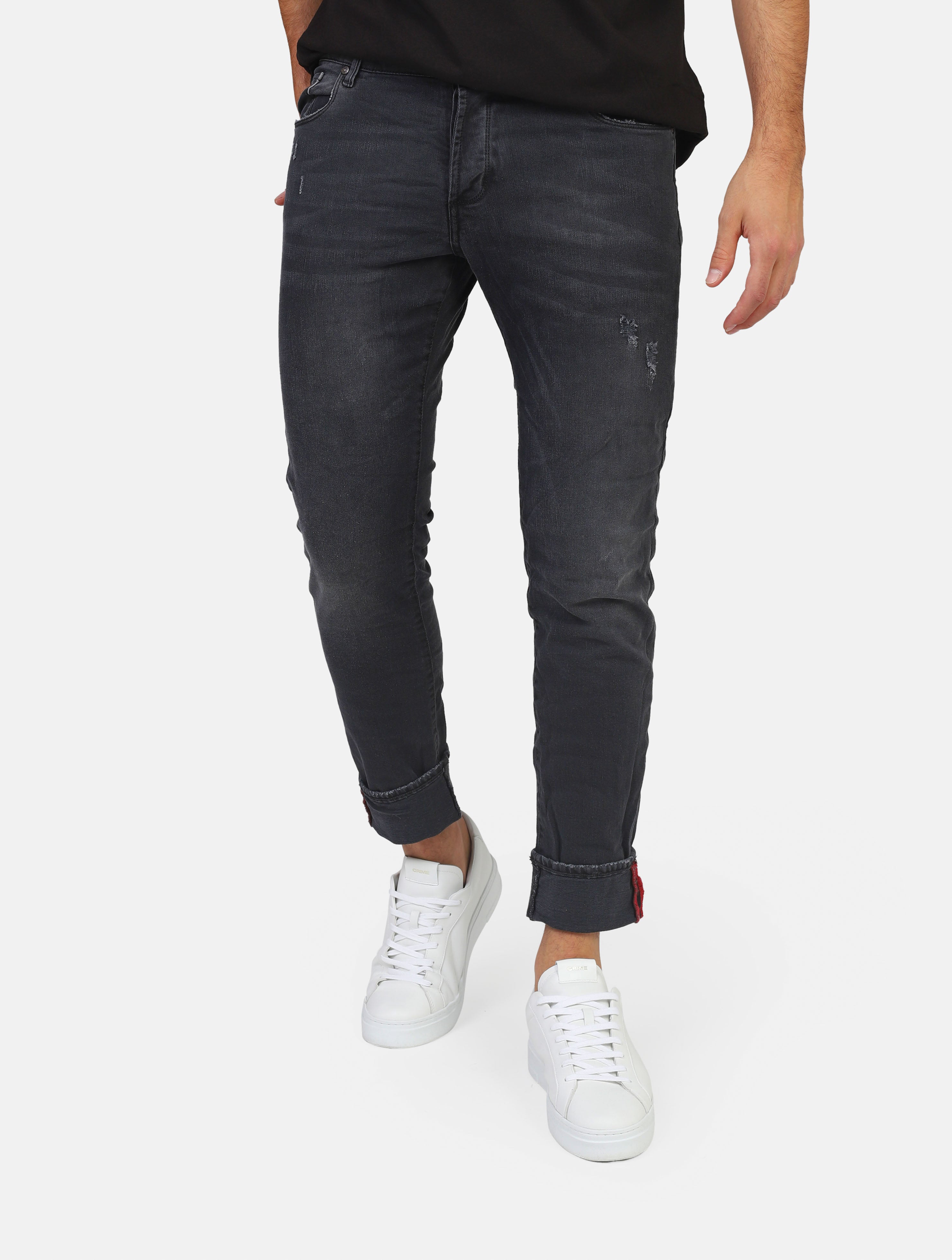 WHY NOT BRAND jeans - SAN DIEGO BLACKJSA17BLACK