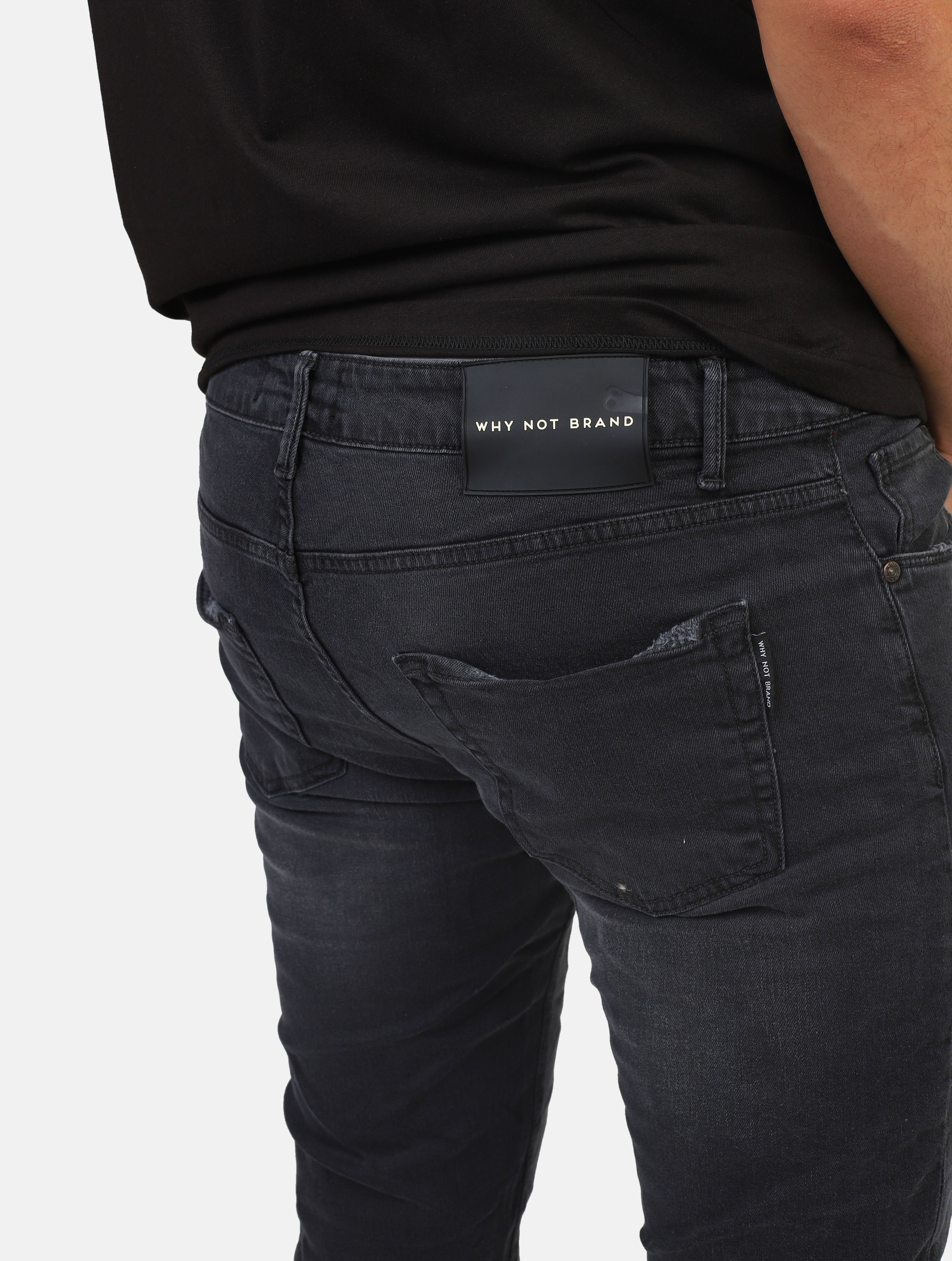 WHY NOT BRAND jeans - SAN DIEGO BLACKJSA17BLACK