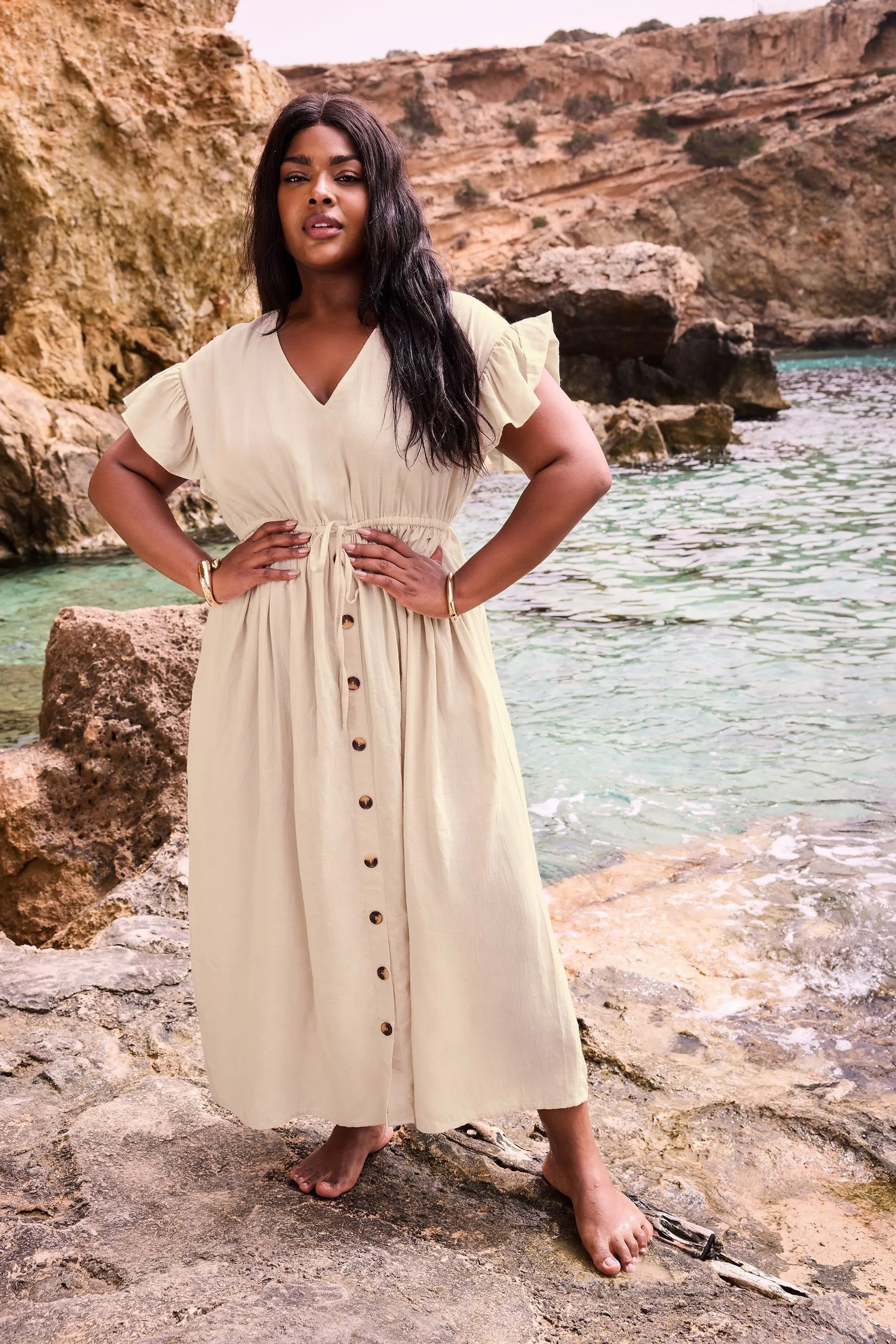 Yours Curve - Abito maxi boho
